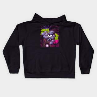 red grape Kids Hoodie